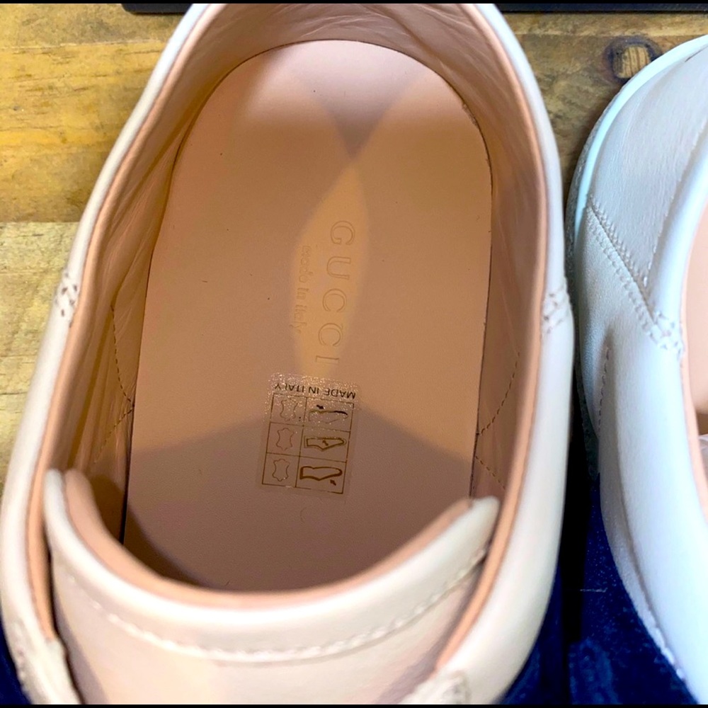 Gucci Ace leather bow slip-on sneakers - Picture 7 of 8